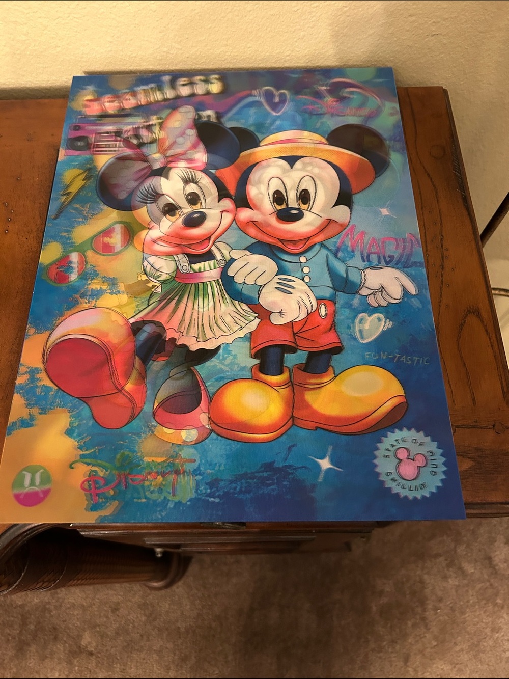 Holographic Disney photo